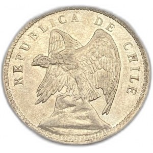 Chile, 40 Centavos, 1908/6