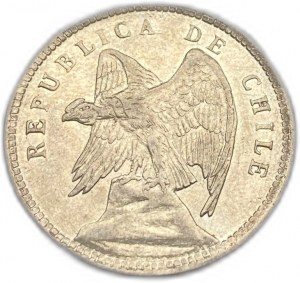 Cile, 40 Centavos, 1908/6