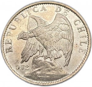 Chili, 1 Peso, 1915
