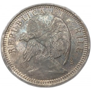 Čile, 5 pesos, 1927