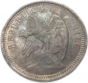 Chile, 5 peso, 1927