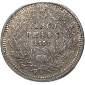 Cile, 5 Pesos, 1927