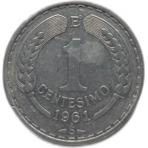 Chile, 1 Centesimo, 1961