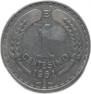 Čile, 1 Centesimo, 1961