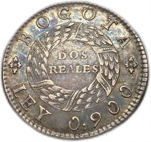 Kolumbien, 2 Reales, 1848