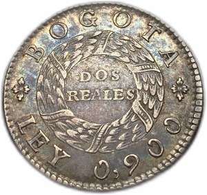 Kolumbia, 2 Reales, 1848 r.