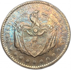 Colombia, 1 Peso, 1862