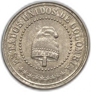 Kolumbie, 2 1/2 centavos, 1881