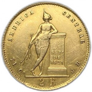 Kostarika, 2 Escudo, 1855 JB