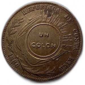 Costa Rica, 1 Colon, 1923 (1880 GW)