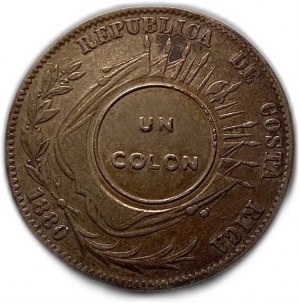 Kostaryka, 1 Colon, 1923 r. (1880 GW)