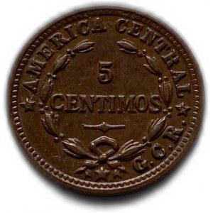 Kostarika, 5 Centimos, 1929 P