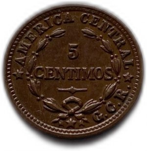 Costa Rica, 5 Centimos, 1929 P