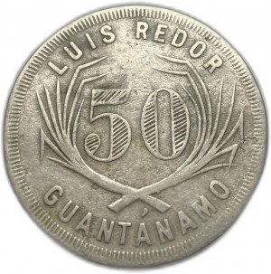 Kuba, 50 centavos 1899, žeton Guantanamo