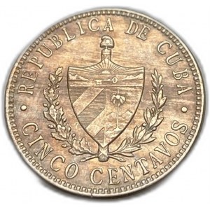 Kuba, 5 centavos, 1915