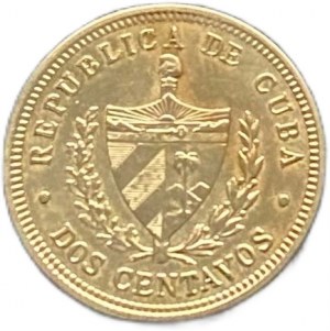 Kuba, 2 centavos, 1916