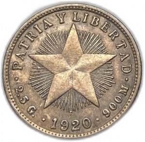 Cuba, 10 centavos, 1920