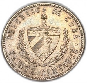 Kuba, 20 centavos, 1920