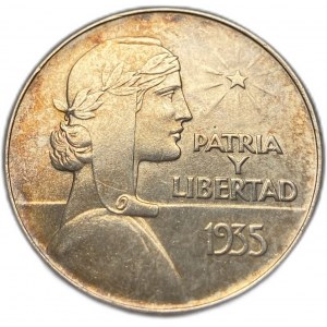 Cuba, 1 Peso, 1935