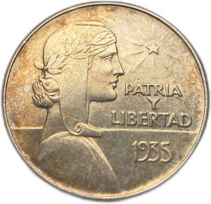 Kuba, 1 Peso, 1935