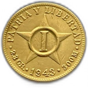 Kuba, 1 centavo, 1943