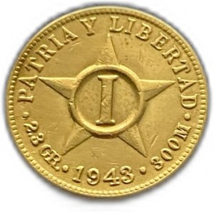 Kuba, 1 centavo, 1943