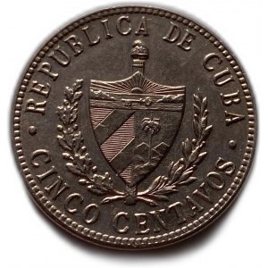 Cuba, 5 centavos, 1946