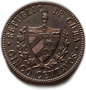 Cuba, 5 centavos, 1946