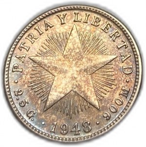 Kuba, 10 centavos, 1948