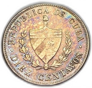 Cuba, 10 centavos, 1948