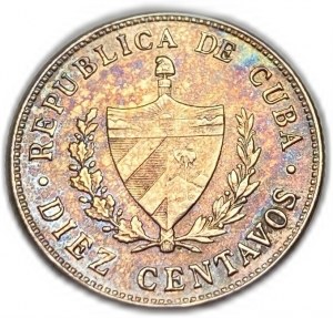 Cuba, 10 Centavos, 1948