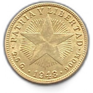 Kuba, 10 centavos, 1948