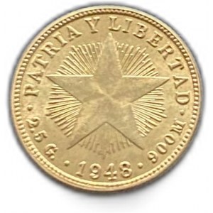 Cuba, 10 Centavos, 1948