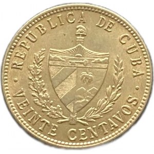 Cuba, 20 Centavos, 1948