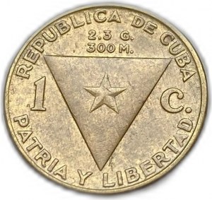 Kuba, 1 Centavo, 1953