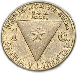 Kuba, 1 centavo, 1953
