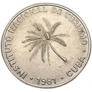 Cuba, 50 Centavos, 1981,Intur