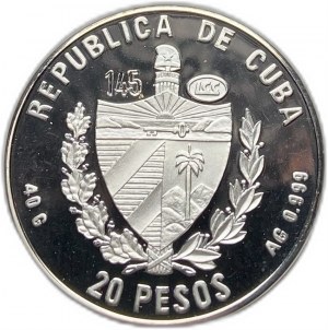 Kuba, 20 pesos 1996, Faune Del Caribe