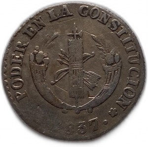 Ecuador, 2 Reales, 1837 FP