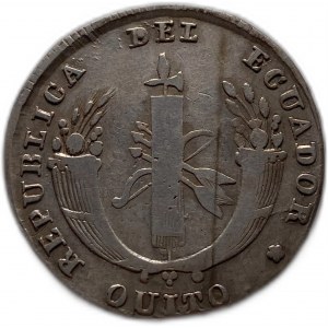 Équateur, 4 Reales, 1843 MV