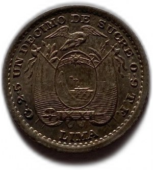 Ecuador, Dezimo, 1893 TF
