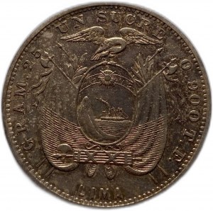 Ekvádor, Sucre, 1895 TF