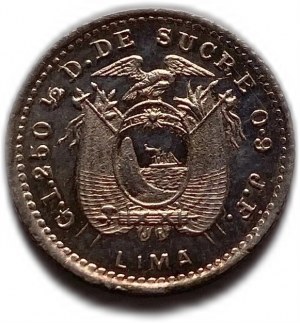 Ecuador, 1/2 Decimo, 1905 JM