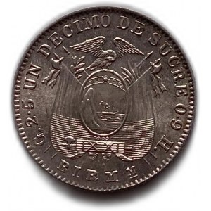 Ecuador, Decimo, 1915