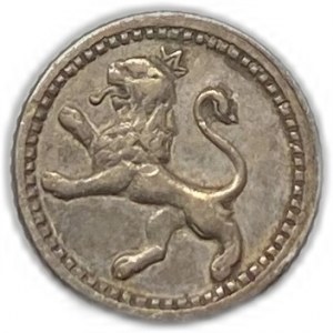 Guatemala, 1/4 di reale, 1869