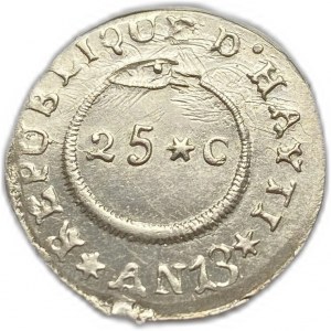 Haïti, 25 centimes, 1816 (13)