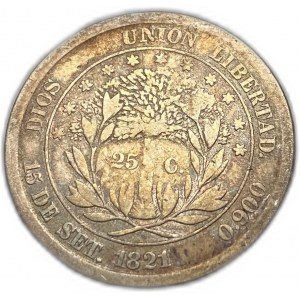 Honduras, 25 Centavos, 1871