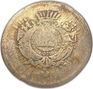 Honduras, 25 Centavos, 1871