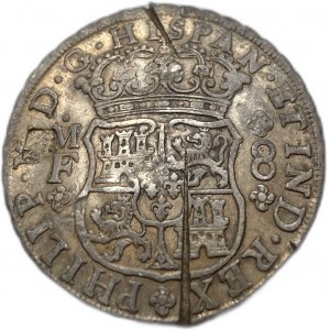 Mexico, 8 Reales, 1741 MF Chopmarks