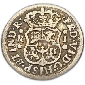 Meksyk, 1 Real, 1748 M